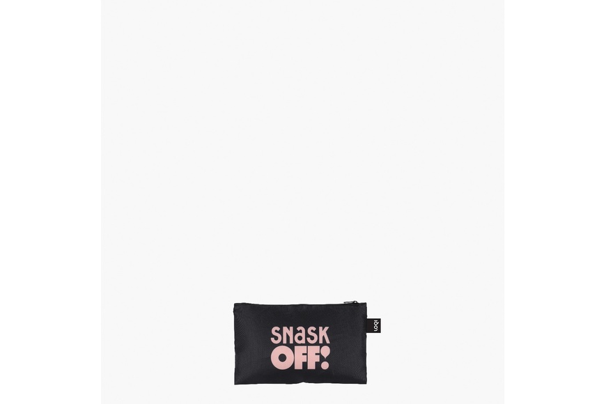 LOQI Set Zip Pockets Recycled | SNASK Tiger Snake Beer Black - 7